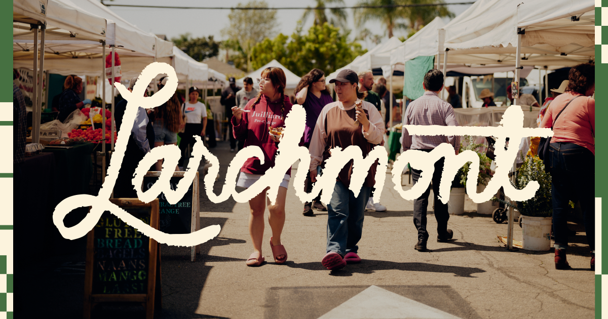 Larchmont Village farmers market